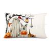 Funda de Almohada para Cintura Nueva Transfronteriza de Halloween Hermanas Sanderson Decoración de Sofá de Sala de Estar Funda de Almohada para Cintura de Lino Venta Directa de Fábrica