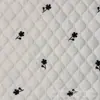Outono e Inverno Acolchoado Xadrez Diamante Roupas Infantis Roupas Femininas Tecido Estilo Coreano Designer Roupas de Algodão Jaqueta de Penas Papelaria Bolsa para Cosméticos Tecido