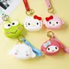 Monedero Llavero Sanrio Lindo Kuromi Colgante Billetera Encanto Bolsa Muñeco Máquina Regalo Pequeño