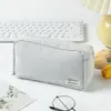 Estojo Transparente Vulcão Grande Capacidade Resistente à Sujeira 2024 Novo Aluno Universal Estudante do Ensino Fundamental Estojo de Material Escolar Bolsa de Lápis com Valor Yan