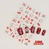 Año Nuevo Chino Danza del León Uñas Perla Pegatinas Arte de Uñas Estilo Festivo Relieve 3D Pony Fuegos Artificiales Calcomanías para Uñas Venta al por Mayor