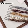 Pulsera tejida a mano con cuerda DIY, cordón para bolso, colgante unisex antipérdida para teléfono móvil, llavero