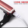Luz Trasera de Bicicleta Láser de Línea Paralela Luz Láser Spider-Man Luz Trasera Láser Carga USB Luz de Advertencia para Ciclismo Nocturno