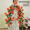 Modelo Nuevo 2025 Tiras de Flores de Enredadera de Rosas Artificiales para Arreglos Florales Decorativos en Bed & Breakfasts, Zonas Escénicas y Centros Comerciales
