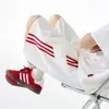 Shorts Esportivos Casuais de Verão com Três Listras, Secagem Rápida, Caimento Solto, Versátil, Estilo Ins para Homens e Mulheres, Marca da Moda