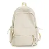 Mochila de Malla Transfronteriza Estilo Coreano Color Macarrón Simple Ligera y Versátil para Niñas de Secundaria