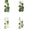 Estante de Flores Prateleira Varanda de Chão Arte em Ferro Prateleira em Camadas para Bonsai e Plantas Verdes, Multi-Camada Móvel