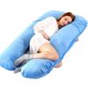 Novo Suporte Abdominal Multifuncional de Veludo Cristal Almofada de Gravidez Suporte de Cintura Almofada para Dormir de Lado Almofada de Gravidez para Dormir de Lado com Apoio para as Pernas Almofada para Dormir em U