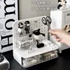 Caja de almacenamiento de tablero perforado de escritorio, estante de tablero perforado tipo cajón, estante de almacenamiento de escritorio de tablero perforado sin taladro