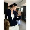 Cárdigan de punto acanalado casual con cuello mao para mujer, adecuado para primavera, otoño e invierno, con cremallera, corte ajustado, chaqueta suéter suave y gruesa