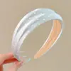 Diadema retro de corona alta para mujer, simple y elegante, diadema de ala ancha que no estrangula el cabello, accesorio para el cabello de moda estilo coreano