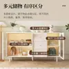 Aparador moderno minimalista para sala de estar, mueble de almacenamiento con puerta de ratán estilo francés, gabinete de té para comedor, mueble de almacenamiento para entrada