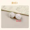 Botones de Hilo de Algodón Tejidos a Crochet, Botones de Hongo Hechos a Mano, Suéteres, Prendas de Punto, Chaquetas, Botones Redondos, Accesorios de Ropa Teñibles