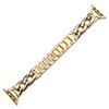 Adecuado para 87654321 Generación Moda Estilo Chanel Metal Fila Única Cadena de Mezclilla iwatch Apple Correa de Acero Inoxidable