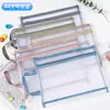 Bolsa de almacenamiento para bloques de construcción, bolsa para documentos, herramienta para clasificar y organizar juguetes de rompecabezas, bolsa de malla, estuche para lápices para exámenes de estudiante, bolsa de doble capa
