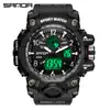 Sanda 3008 Relógio Aliexpress Masculino Jovem Esportivo Tendência Versão Coreana Relógio Digital Criativo Multifuncional