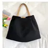 Bolso Nuevo para Mujer 2026 Bolso Tote Nylon Gran Capacidad Simple para Viaje Diario Bolso de Hombro Único Bolso de Tela Casual Artístico