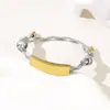 Al por mayor al contado transfronterizo Pulsera de doble cordón de ajuste Pulsera de cuerda trenzada ajustable de acero inoxidable multicolor con impresión y grabado de color UV
