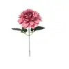 Pintura al óleo de rama única pequeña estilo europeo Flor de loto DIY Decoración del hogar Flor de seda Flor artificial Flor de horquilla Kit de materiales para flores Accesorios Accesorios para fotografía