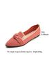Nuevos Zapatos Planos de Punto Transpirable con Punta Fina de Comercio Exterior para Mujer con Lazo Tejido Cruzado Mocasines Bajos