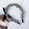 Diadema de hilo de organza estilo Xiaoxiang de malla, diadema que combina con todo, diadema femenina coreana, estilo hada dulce Mori, súper hada, sombrero de cueva