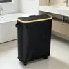 Cesta de lavandería plegable de tela Oxford con marco de PP, incluye bolsa de malla para guardar juguetes y bocadillos