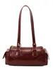 Bolso Femenino de Moda Nuevo Bolso Cilíndrico Versátil de Hombro Único Otoño 2026 Nuevo Bolso de Mano Simple y Elegante para Dama