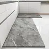 Felpudo de Cocina Estilo Lujo Ligero, Alfombrilla Doméstica Absorbente de Agua Antideslizante Suave de Tierra de Diatomeas, Resistente al Desgaste y Fácil de Mantener, Felpudo, Envío Directo de Una Pieza