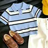 Traje infantil estilo coreano para niños 2026 modelo nuevo, traje casual de dos piezas con pantalones, polo de manga corta de seda helada estilo universitario, moderno