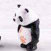 4 tipos de micropaisajes de panda gigante en PVC, manualidades, accesorios para tartas, adornos creativos para muñecas chinas para el hogar.