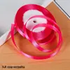Fita de Cetim Transfronteiriça de 1cm, Fita Decorativa para Caixas de Presente, Fita para Laços, Fita de Cetim, Fita de Seda, Direto do Fabricante no Atacado