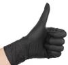 Venta al por mayor del fabricante Guantes de nitrilo desechables Estilo negro desechable Trabajo Cocina Catering Experimental Resistentes al aceite