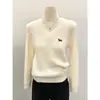 Suéter de Punto Trenzado Estilo Academia Miu para Mujer, Elegante y Sofisticado Top de Punto Capa Base Otoño/Invierno