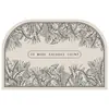 Tapete de Chão de Terra de Diatomáceas Estilo Americano Floral para Banheiro, Entrada de Vaso Sanitário, Tapete Antiderrapante, Tapete Absorvente de Secagem Rápida para Banheiro