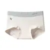 Algodón de Color Natural Algodón Puro Calzones Estilo Hipster Sin Costuras Tallas Grandes Boxer Briefs 10A Antibacterianos Entrepierna Extendida Calzones de Algodón Puro para Mujeres