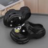 Novos Sapatos de Caverna DIY Sapatos Tridimensionais Flor Desenho Animado Fofo Acessórios Sandálias Verão Roupa Externa Moda Feminina Sapatos de Caverna Tendência
