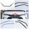 22 Tira Decorativa de Malla Media Lingfang Modificación Aplicable a Toyota Harrier/20 Vesa Venza Logo Frontal del Coche Decoración de Lentejuelas