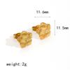 Brincos de flor de aço titânio de moda transfronteiriça brincos femininos all-match high-end sense 18k brincos de flor de aço inoxidável