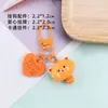 Chaveiro Pingente de Urso Fofo de Desenho Animado Pingente de Coração Colorido Doces Acessórios para Joias DIY Pingente para Bolsa de Meninas