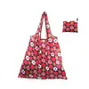 Bolsa de Compras Plegable, Nueva de Gran Capacidad, Bolsa Plegable Ecológica en Stock, Bolsa de Tote de Almacenamiento Plegable Portátil Impresa Creativa