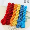 Hilo de Seda Sin Torcer, Envoltura Tradicional de Flor de Terciopelo, Materiales Hechos a Mano, Hilo de Seda Sin Retorcer, Venta al por Mayor de Accesorios Hanfu