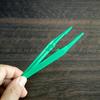 Pinzas Desechables de Plástico con Puntas Afiladas, Empaquetadas con Consumibles, Al Por Mayor, Azul Oscuro, Verde, Blanco, Transparente, Pinzas de Plástico de 13 cm