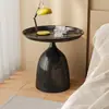 Mesita de noche, Estante de almacenamiento para mesita de noche en casa, Mesa lateral para sofá en la sala de estar, Mesa de café pequeña simple, Gabinete de mesita de noche en el dormitorio, Mesa mini