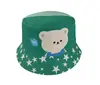 Sombrero de Pescador para Niños Verano Nuevo Sombrero de Sol Estampado de Dibujos Animados Sombrero de Excavador Sombrero de Sol para Bebé Venta al por Mayor T494