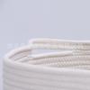 Cesta de cuerda de algodón personalizada del fabricante Cesta de almacenamiento de cuerda de algodón de dos colores marrón y blanco Cesta de almacenamiento