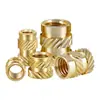 Tu Ba Injeção de Porca Hot Melt Porca de Cobre Inserções de Cobre Serrilhadas Conjunto de Inserções Pré-embutidas M2-M8