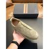 Zz Novos Sapatos Masculinos Sapatos Casuais de Camurça Sapatos Esportivos para Exterior Faixa Elástica Cruzada Sola Grossa Sola Leve Sapatos de Cano Baixo para Homens