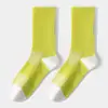 Calcetines de Ciclismo para Mujer de Alta Elasticidad, Transpirables y Amortiguadores, Calcetines Deportivos de Fitness Profesionales con Rizo, Calcetines de Media Caña Reflectantes para Ciclismo Nocturno para Hombre