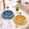 Tazón Antiahogo para Mascotas Comida Lenta Perros Pequeños y Medianos Bebedero para Perros Tazón Antivuelco para Perros Tazón para Mascotas Utensilios para Comida de Mascotas