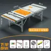 Banco de trabajo multifuncional para carpintería con mesa deslizante, sierra de mesa portátil, mesa de trabajo pequeña ajustable, banco de trabajo plegable para carpintería
